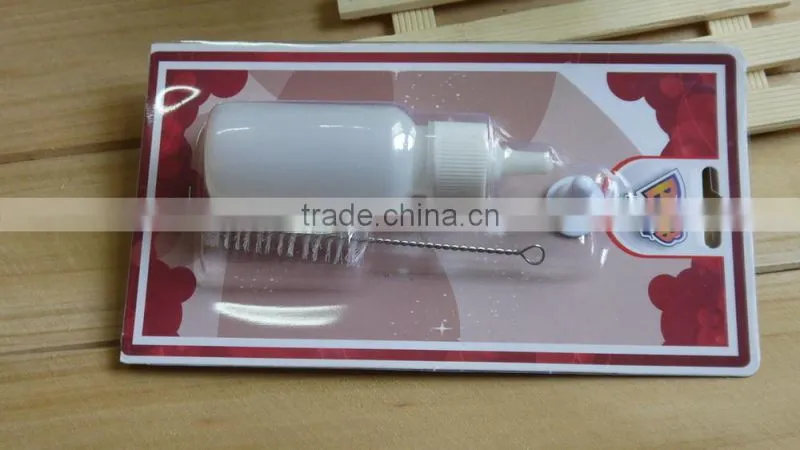pet products feeding-bottle with cleaning brush