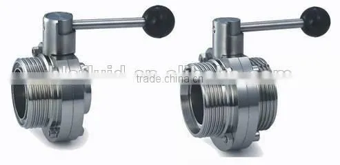 ISO Certified Factory Direct Sale Stainless Steel Sanitary Butterfly Valves