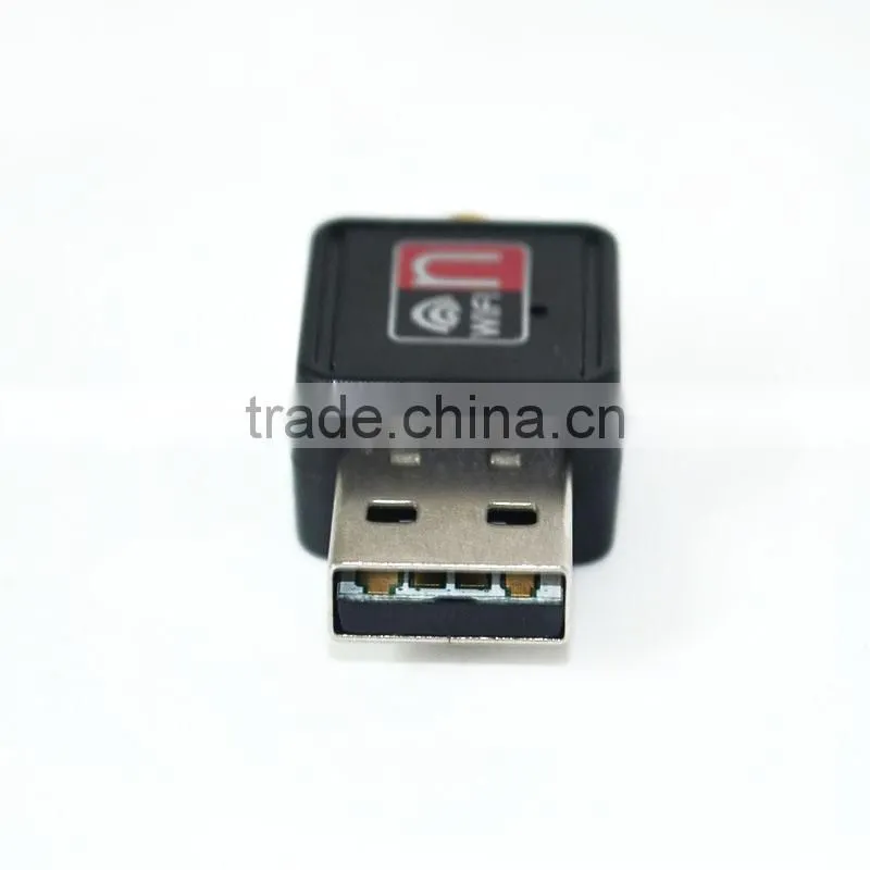 portable hot selling Mini 150M 300mbps USB WiFi Wireless Network Card 802.11 n/g/b LAN card Adapter with Antenna