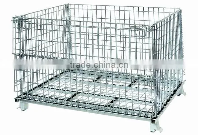 widely used wire mesh container,Foldable Mesh Box Pallet