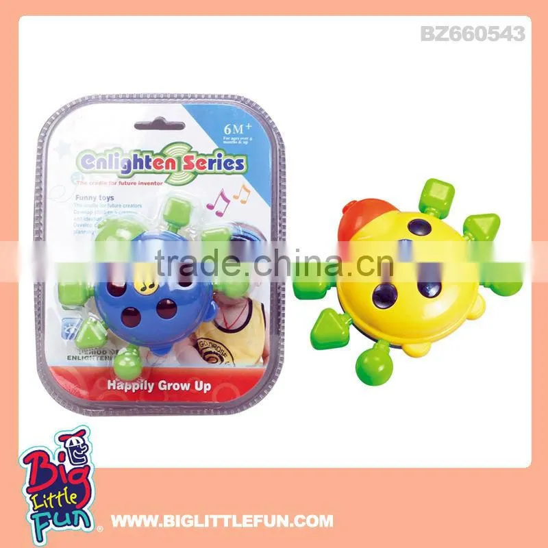 Baby animals plastic baby rattle