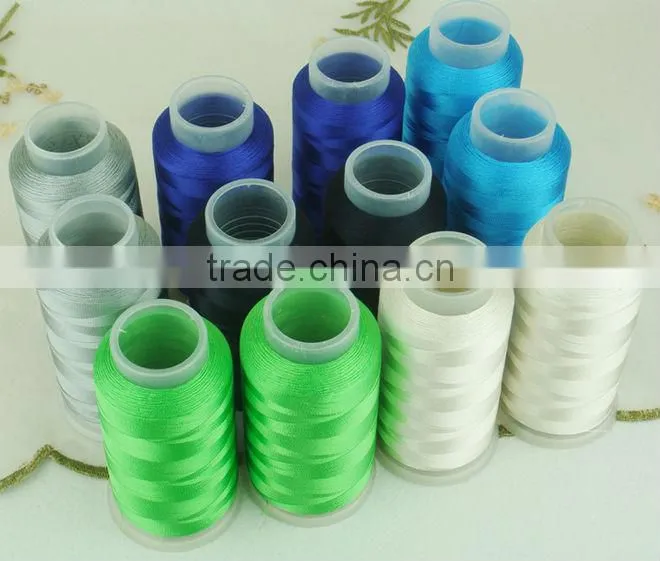 Threads for machine embroidery