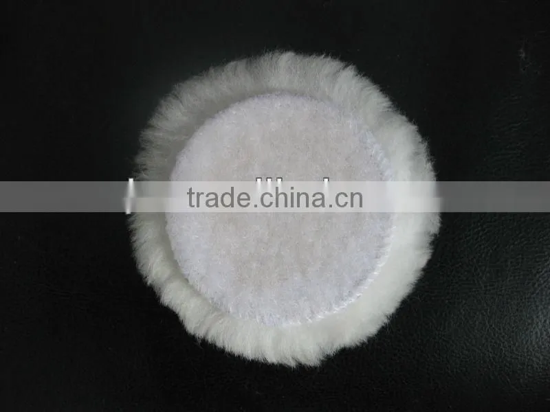 100% sheepskin wool polishing pad