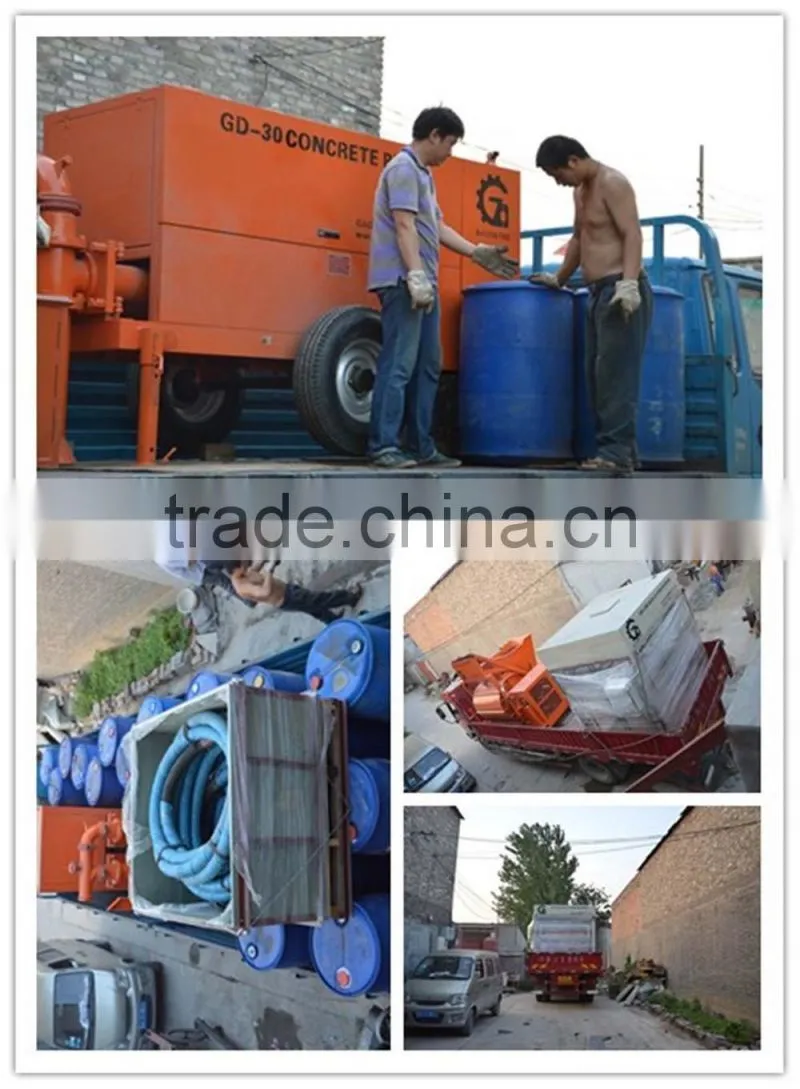 2016 new design foam concrete clc brick machine