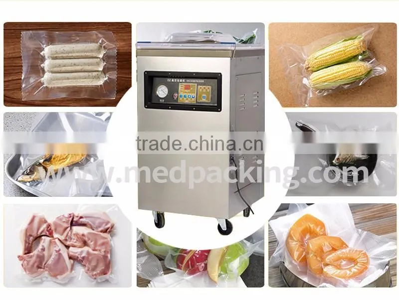 Deepening type DZ-500 single chamber food vacuum packer