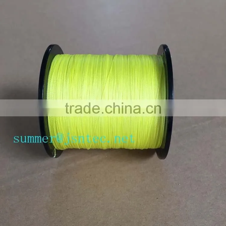 100m per spool fluorescent 0.4# 0.1mm 8 strand PE braided fishing line