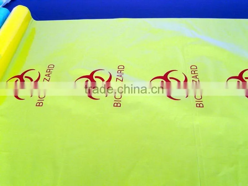 Recycle plastic garbage bags for medical