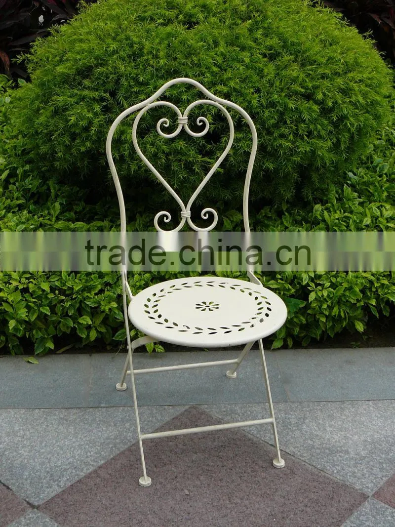 Cream Balcony Folding Away Chair