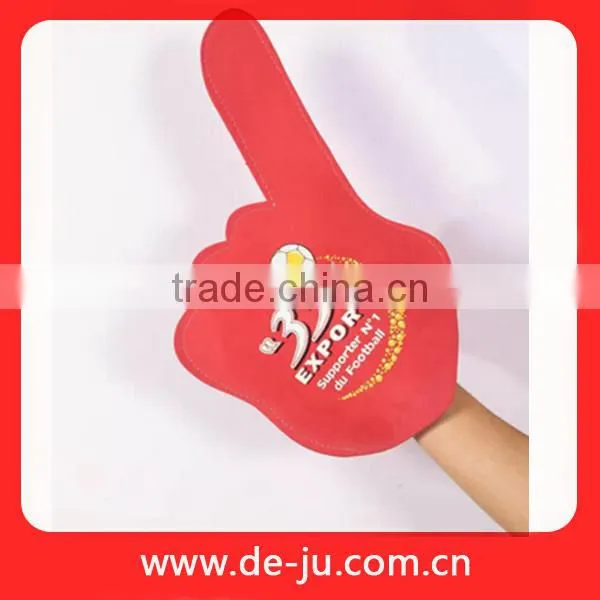 Thumb Upwarp Shower Praise Logo Printed EVA Hand