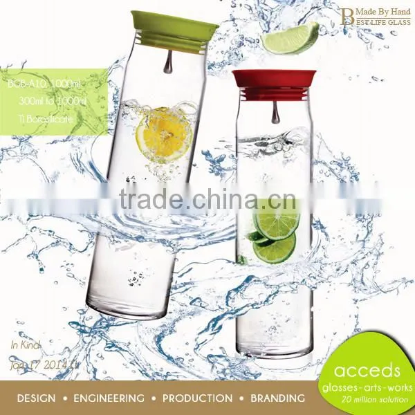 Handmade Hot Selling Pyrex Glass Carafe