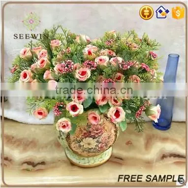 high quality pomegranate ray and rose artificial flowers
