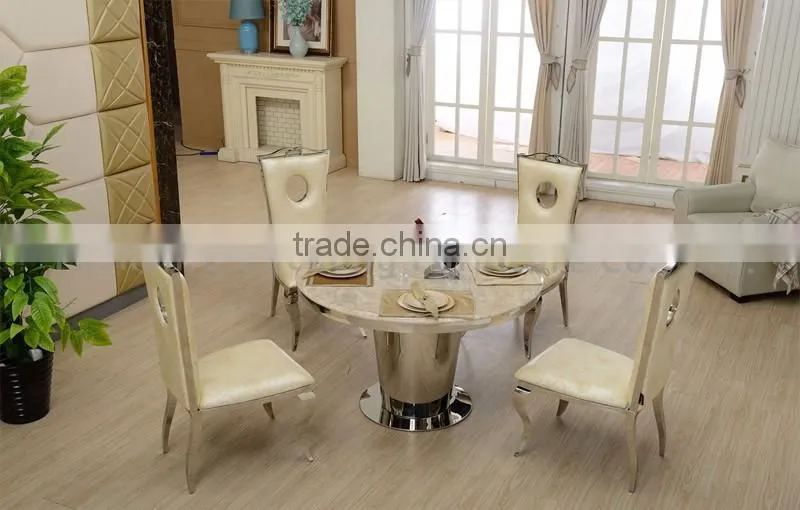 wedding event marble top round dining table