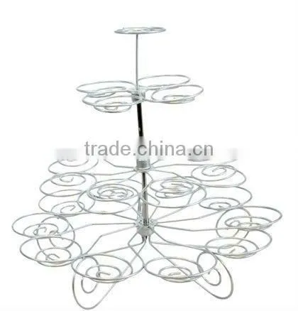 Metal 4 tier cupcake stand