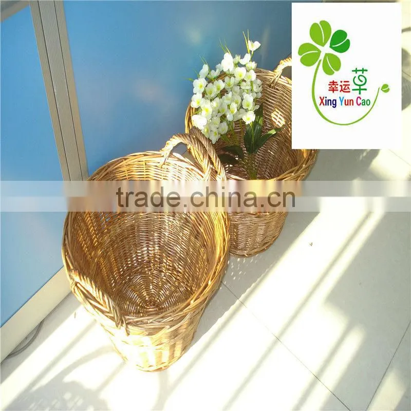 wholesale large wicker storage laundry basket factory direct supply