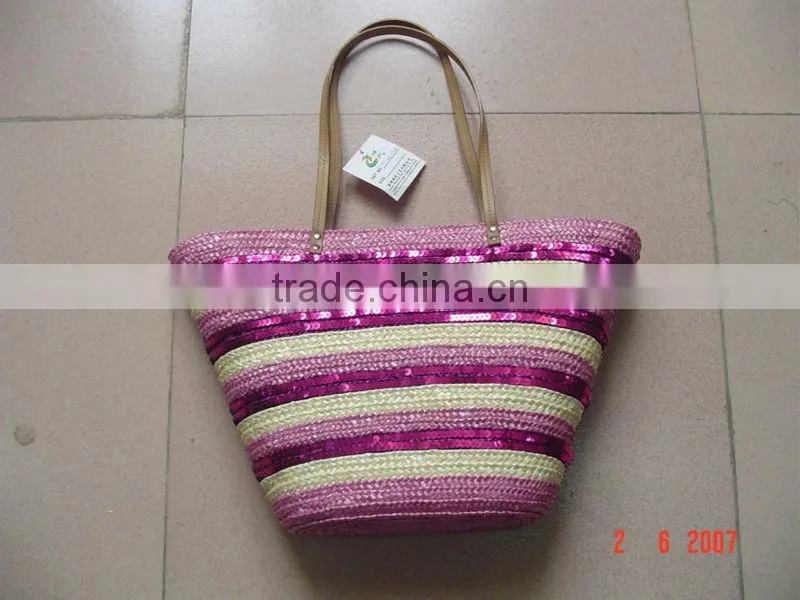 ladies sea grass bags with handles