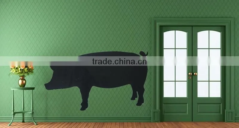 Pig PVC Blackboard Import Wall Sticker