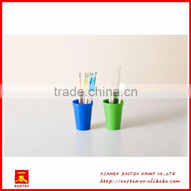 Hot selling plastic colorful 7 pieces rainbow cups set