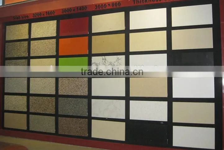 Artificial stone crystal blue quartz slabs