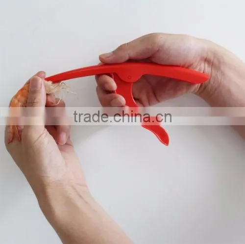 2pcs Portable Prawn Peeler Shrimp Deveiner Peel Device Creative Kitchen Tools