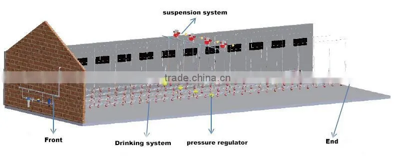 Factory hight quality galvanized poultry farm materials on sale