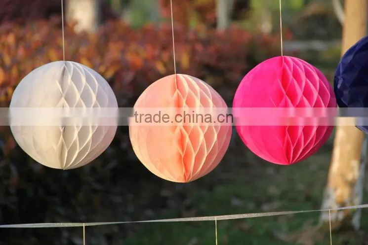 Wedding decorations paper honeycomb ball wholesale
