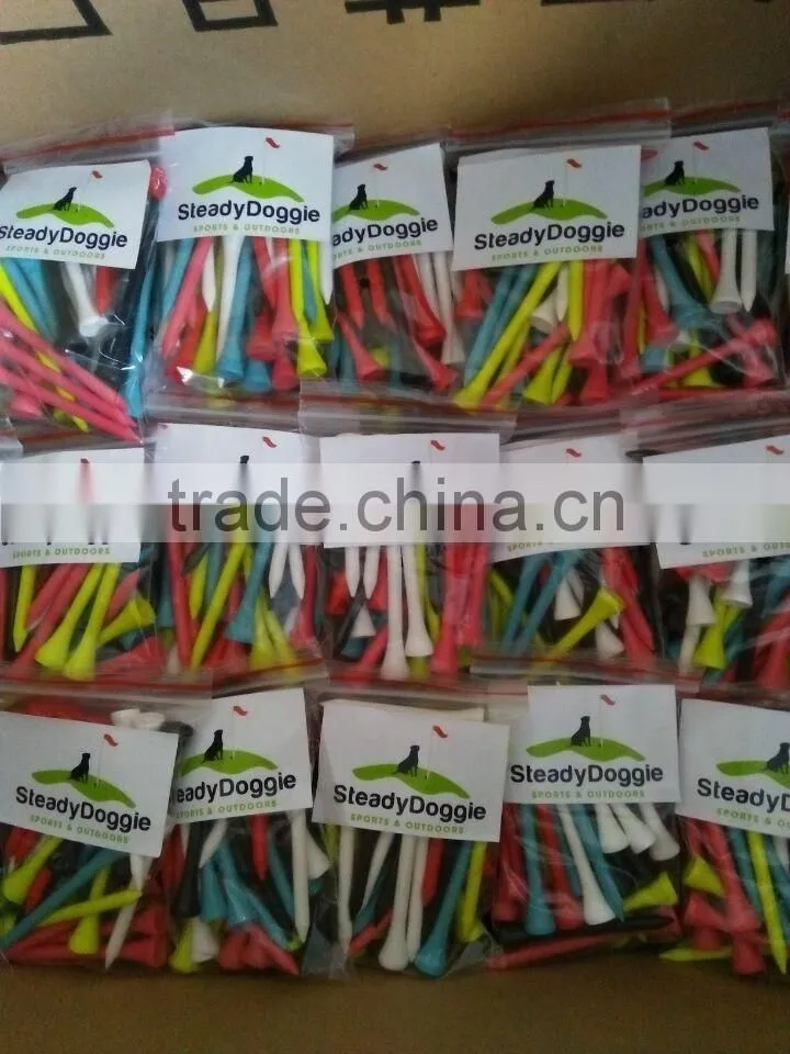 Printing logo on golf tee wooden golf tee plastic golf tee