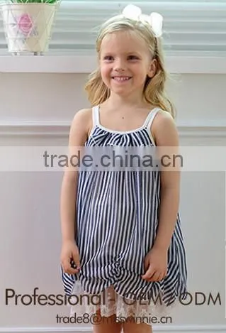 baby girl sleeveless dresse custom girls' chiffon sundress vest dress design