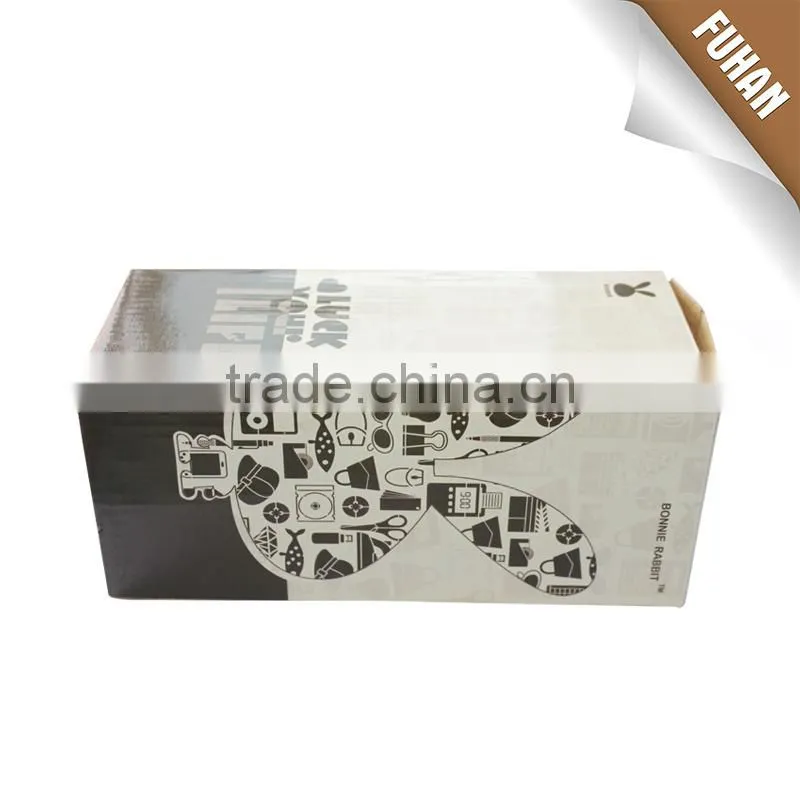 OEM Clear design paper boxes for glass installed,top quality cardboard packaging box
