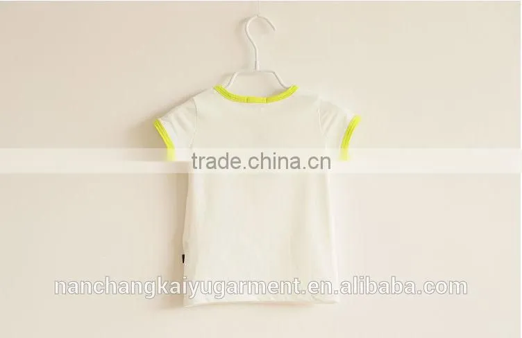 High quality wholesale cheapest Kids blank 100% cotton T shirt