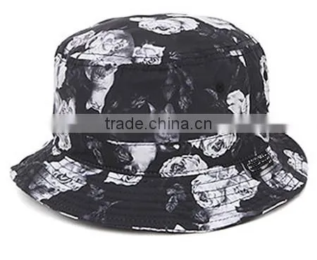 Custom Fashion Pineapple Print Sublimation Bucket Hat