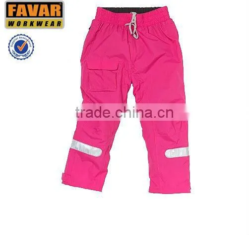 pink soft reflective waterproof outdoor sking FR lady pants working pants