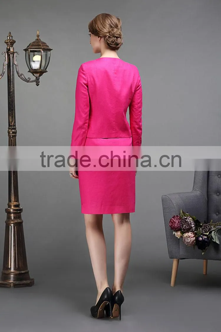 fashion ladies skirt suits custom women suit WM36