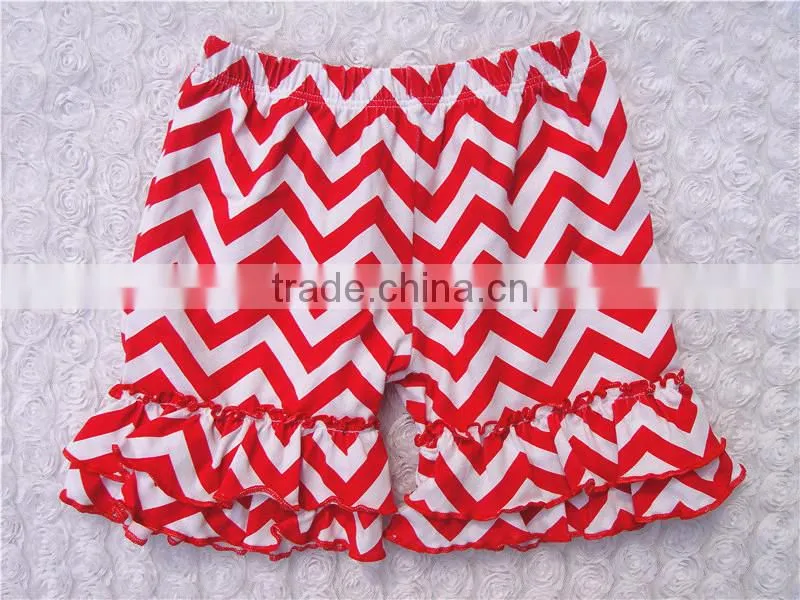 2016 china yiwu product and wholesale and EXW price cotton shorts with rufffle for baby kids for summer and sport wearing