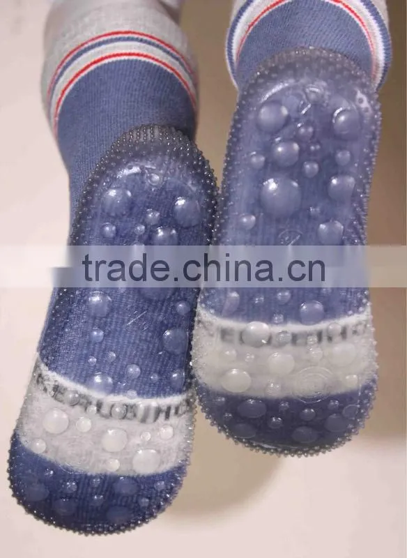 Custom anti slip cartoon baby sock shoes