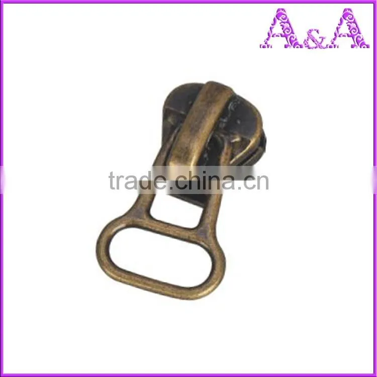 #3 fancy golden zipper slider A/L