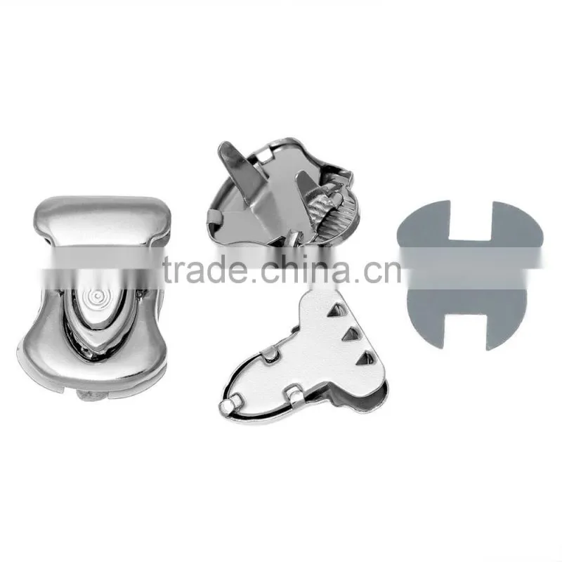 New Arrival Fashion Silver Tone Twist Lock For Purse
