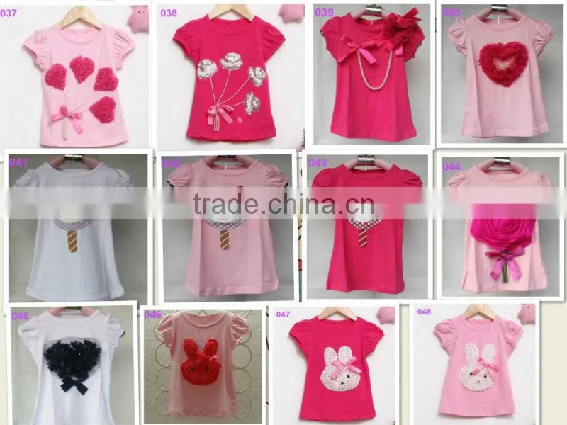 2014 new style baby cotton T shirt with bag design