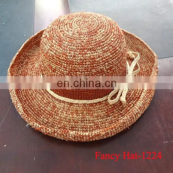 Fashion Summer Hat straw boater straw hat wholesale