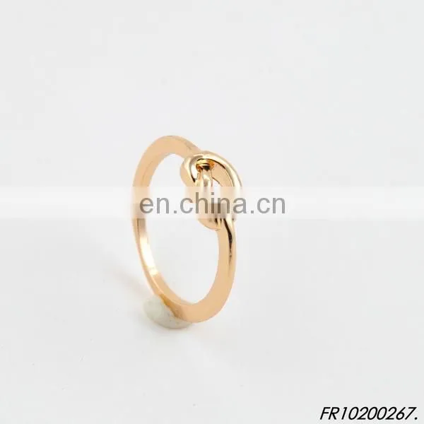 Custom gold and silver nautical feather rings