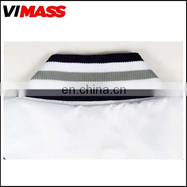 OEM Fashion design men white jacket , wholesale men autumn jacket