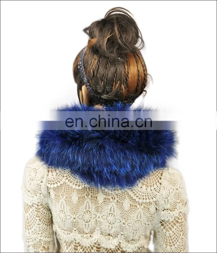 Factory Sale 2015 Fashion Multifunction Real Mink Fur Amazing Scarf
