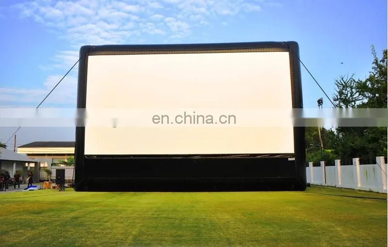 30ft outdoor drive-in inflatable movie screen giant open air cinema screen for film festival