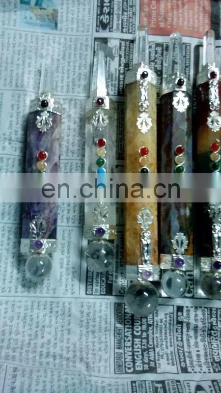 Agate Chakra wand