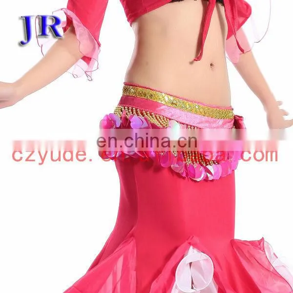 Indian big sequins tassel Belly dance beaded belt for competition Y-2024#
