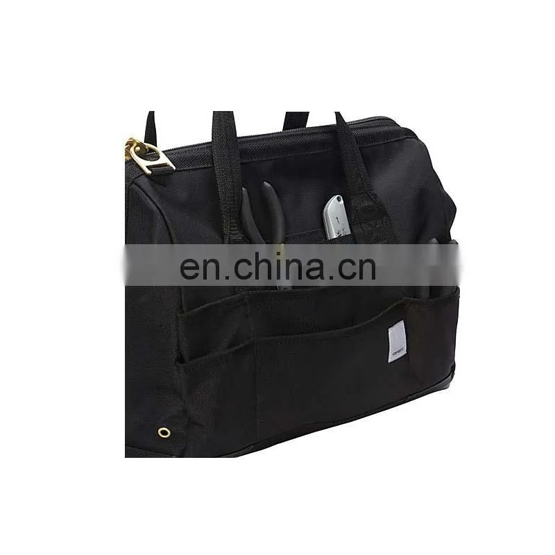 Large volume tool bag with shoulder belt