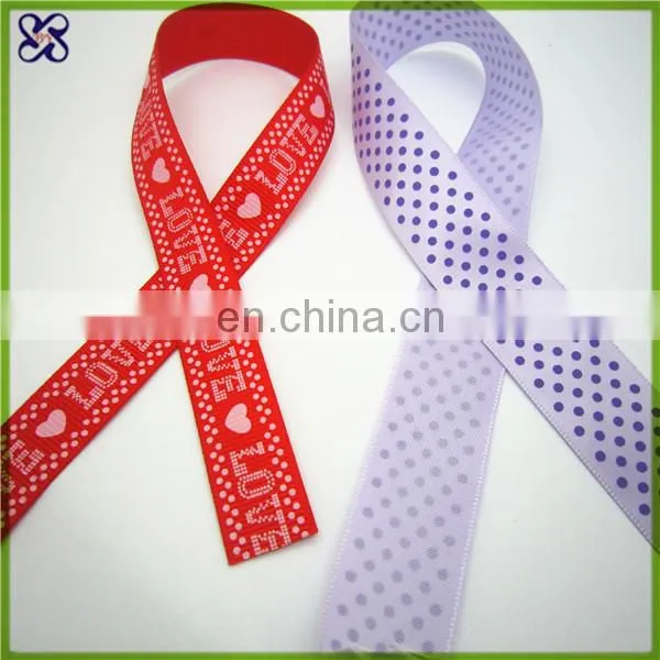 brand ribbon for clothing / satin ribbon made in china