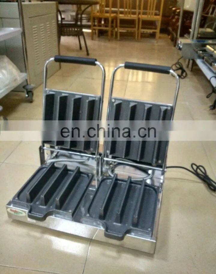 Commerical Industrial 6 8 Slice Grill Breakfast Ice Cream Sandwich Waffle Baker Maker Machine