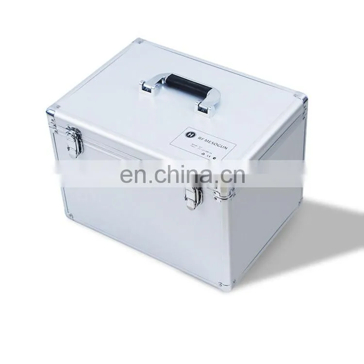 Portable salon use Radio Frequency face lifting wrinkle removal skin rejuvenation water oxygen jet mesotherapy gun