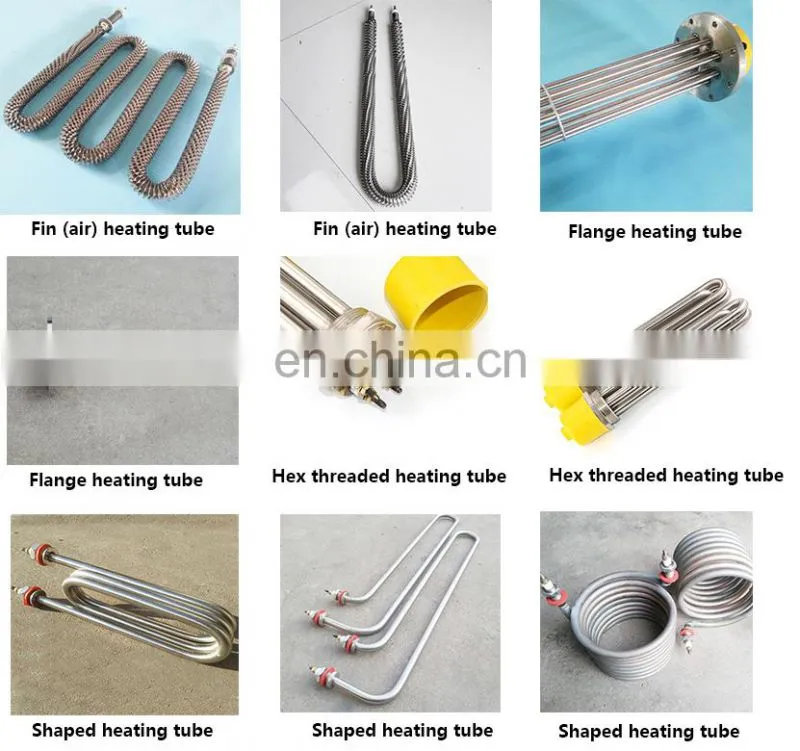 Electric cartridge electric kettle copper oven heating fin tube