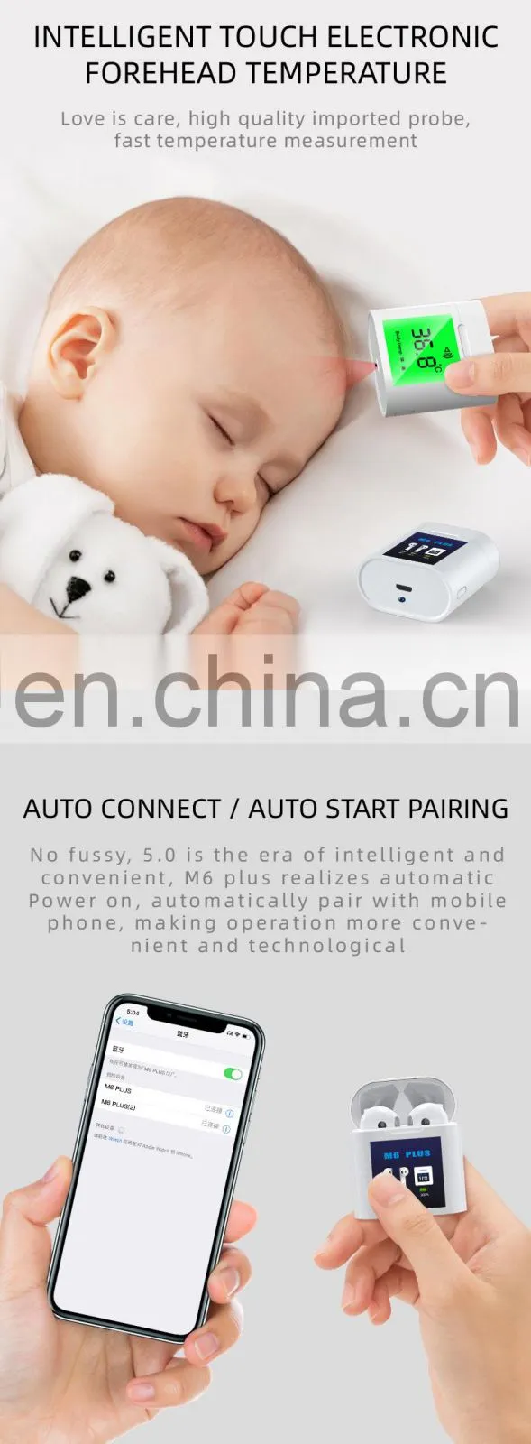 2020 News Odm & Oem Manufactory 3C Mobile Phone Accessories Wireless Headphones Headset Wireless